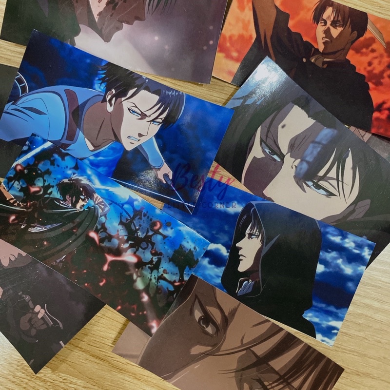 Set sticker ATTACK ON TITAN movie scene size - Hình dán AOT Sticker Shingeki no Kyojin photofilm filmstrip Mikasa Eren