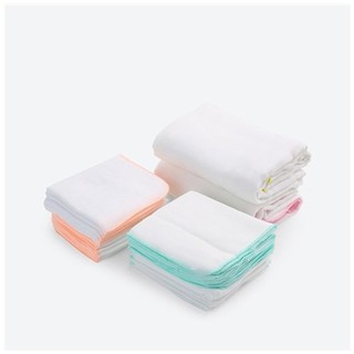 Sỉ-Set 20 Khăn Sữa 04 Lớp + 02 Khăn Tắm 04 Lớp Cao Cấp