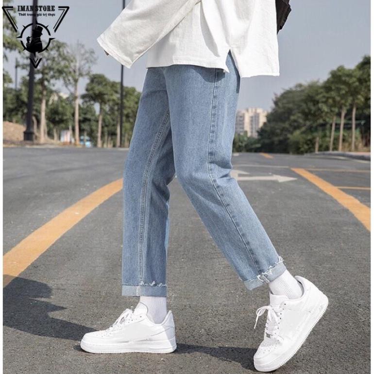 Quan jean nam Baggy rách gấu R-01 Style hàn quốc 2021