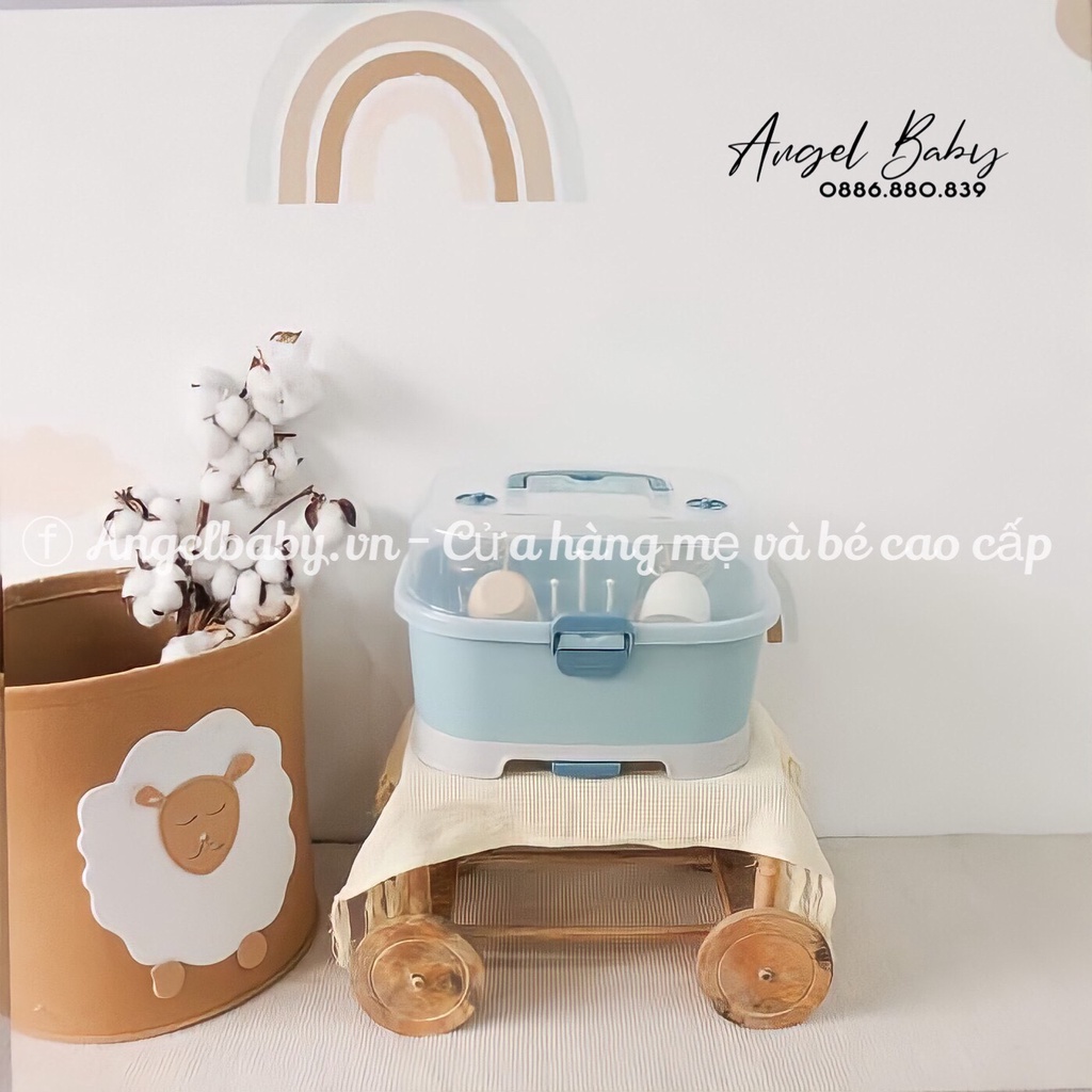 Khay Úp Bình Sữa Jupin Cao Cấp Có Van Thoát Khí