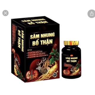 Viên uống Sâm Nhung Bổ Thận Hộp/60 viên- Dùng được cho cả nam và nữ