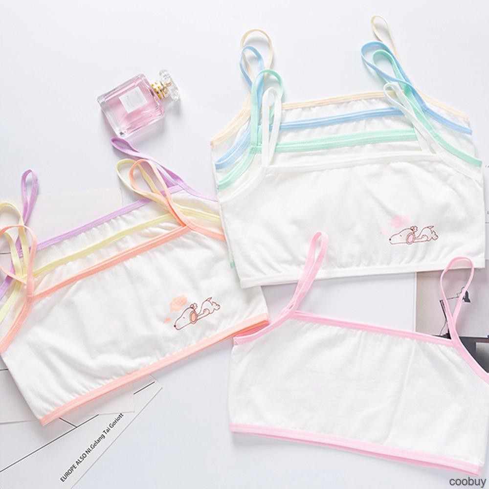 Áo Lót Thể Thao Vải Cotton Cho Nữ Tuổi Teen