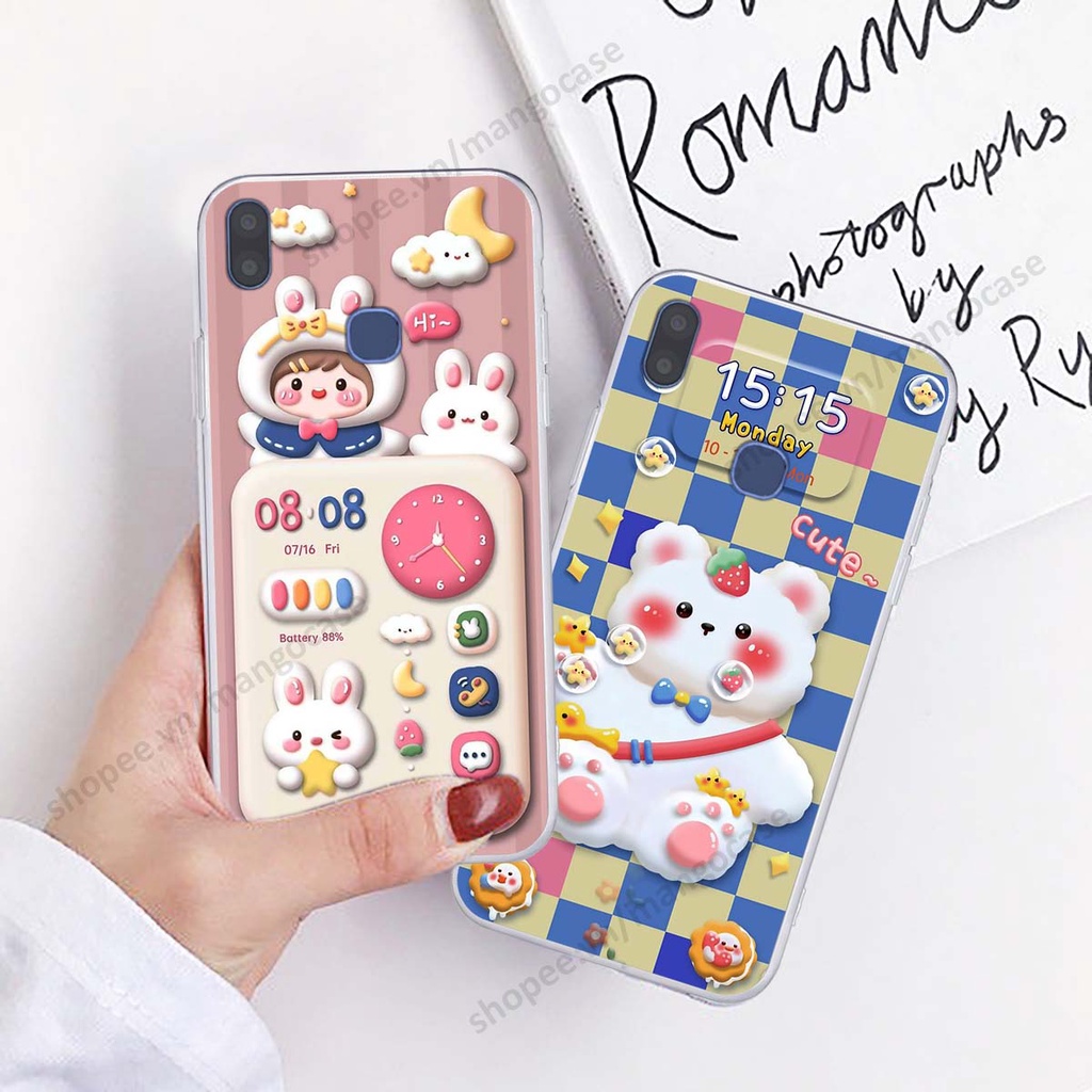 Ốp lưng Vsmart Joy 1 / Joy 1 Plus / Joy1+ hình gấu, thỏ, đồng hồ cute dễ thương