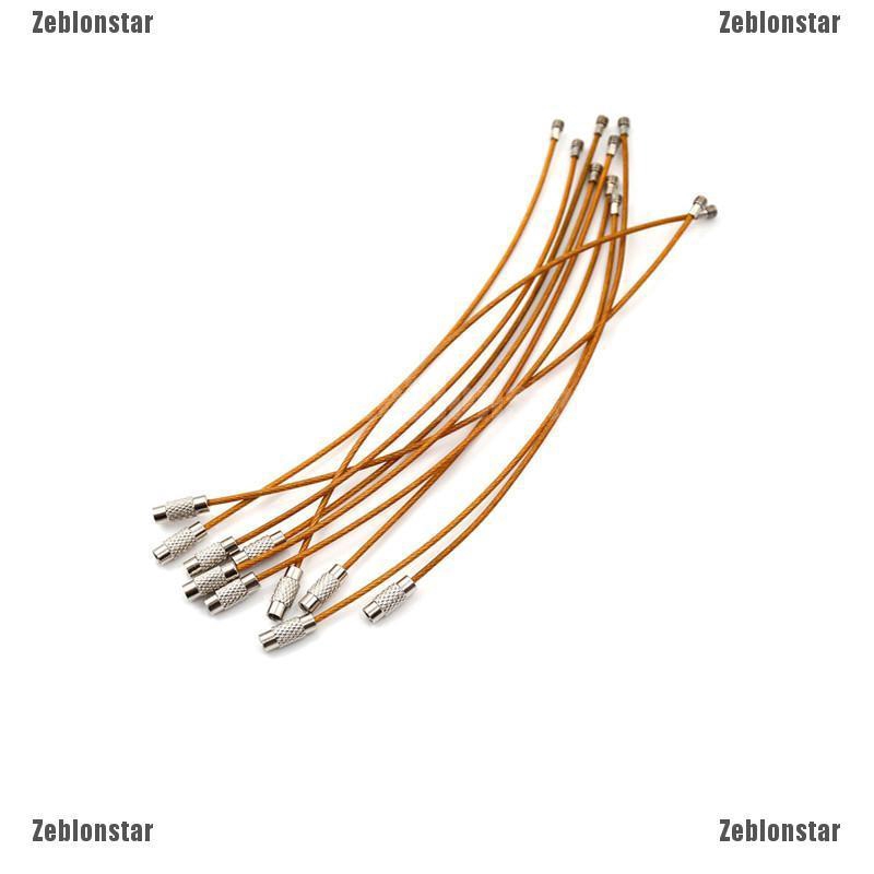 Bộ 10 Móc Khóa Bằng Thép Không Gỉ Cao Cấp