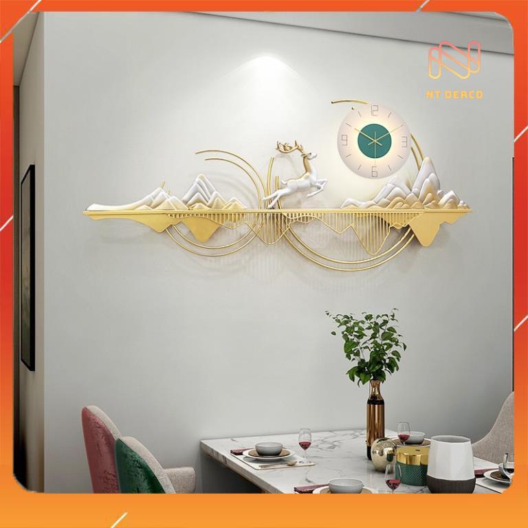 Derco Trang Trí, Đồ Trang Trí, Đồng Hồ Treo Tường, Đồng Hồ Trang Trí Decor Vòng Mã 602