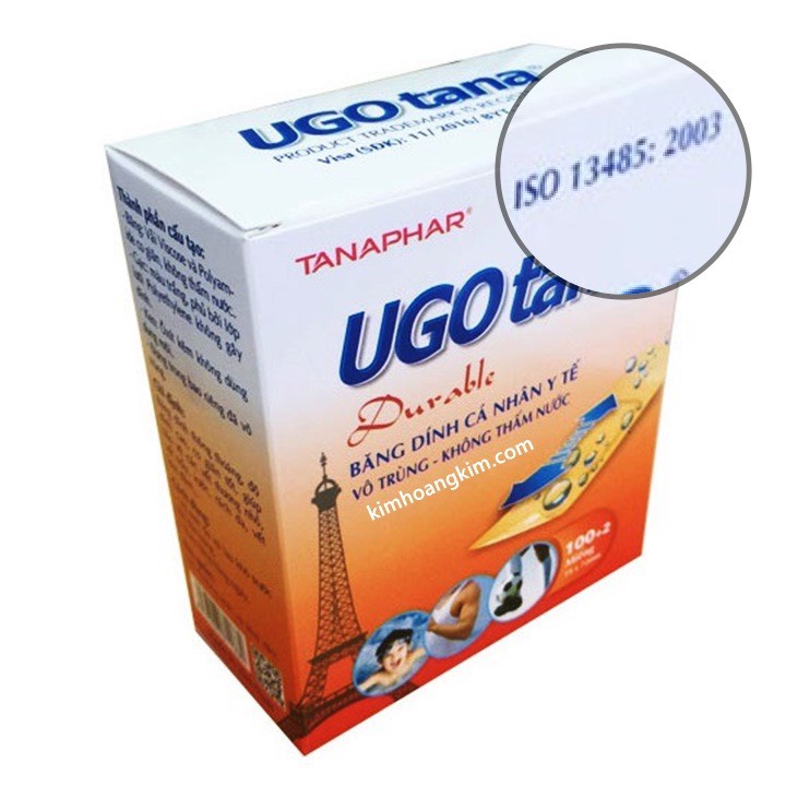 Urgo, Băng dính y tế Ugotana, miếng dán vết thương, ISO 13485:2003 - Soleil Home
