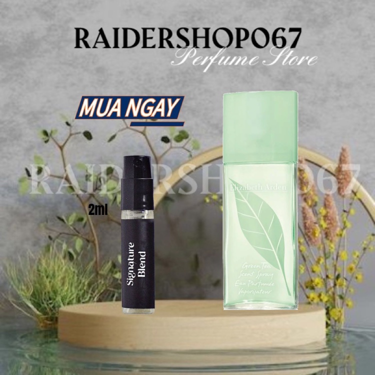 Nước Hoa Alizabeth Trà Xanh eau de toilette 10ml ®️