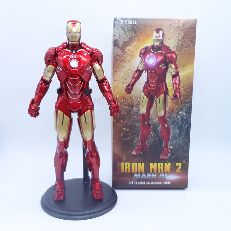 Mô hình Iron man MArk 4 MK, mk5 ,mk6, mk7 chính hãng empire toy crazy toy 1/6 - cao 30cm - Avengers