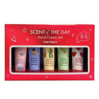 Bộ set dưỡng da tay 𝐒𝐜𝐞𝐧𝐭 𝐨𝐟 𝐭𝐡𝐞 𝐃𝐚𝐲 𝐇𝐚𝐧𝐝 𝐂𝐫𝐞𝐦 𝐗-𝐦𝐚𝐬 𝐒𝐞𝐭 Tonymoly