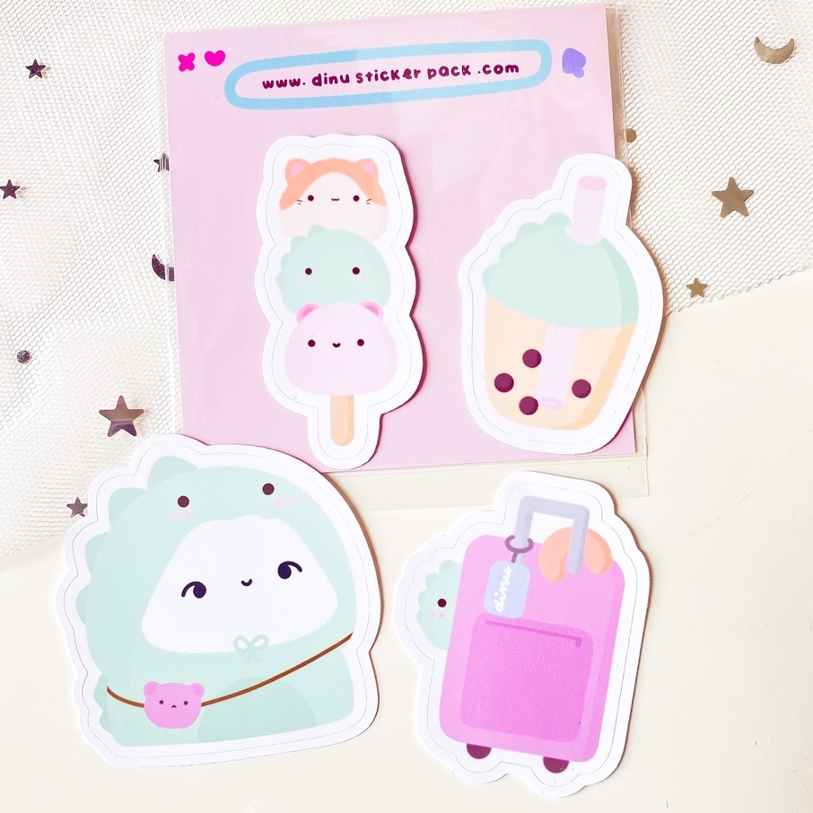 Sticker Dinu / Set 4c