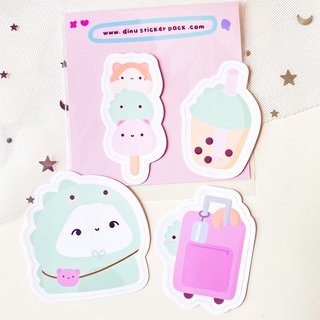 Sticker dinu / set 4c