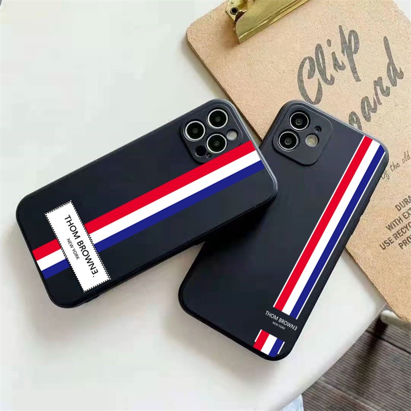 Ốp lưng IPhone  cạnh vuông BVC THOM BROWN 6plus/6s/6splus/7/7plus/8/8plus/x/xr/xs/11/12/13/14/Pro/Plus/Promax BVC70