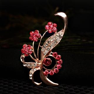 2021 Thời Trang Quyến Rũ Trang Sức Phụ Kiện May Mặc Bó Hoa Cưới Cô Dâu Trang Sức Vintage Pha Lê Hoa Thổ Cẩm Cho Nữ