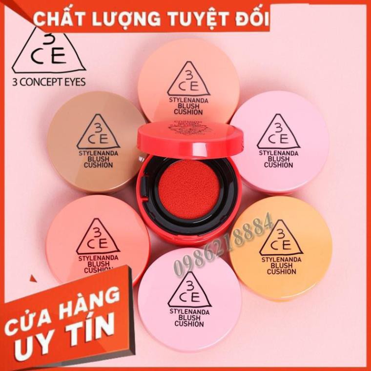 [FreeshipMax] Má hồng nước Cushion 3CE Blush Cushion BC26