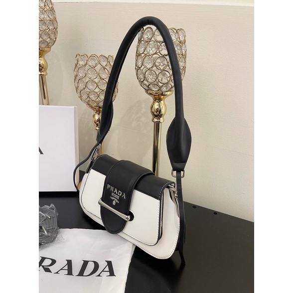 Túi Pra.da Kẹp Nách FULL BOX Phom Xịn Phụ Kiện Như Hình QSTX0252