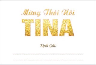 Thiệp thôi nôi cho bé