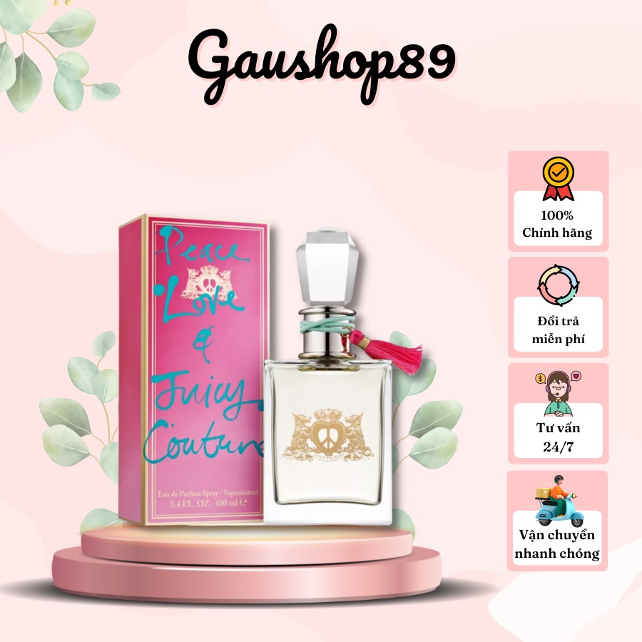 [JUICY COUTURE] [Có sẵn, 100ml] Nước hoa Juicy Couture Peace, Love &Juicy Couture EDP