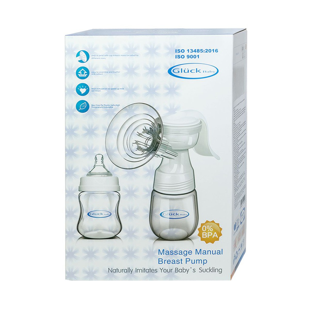 Máy Hút Sữa Bằng Tay Gluck Baby Gp22-2 - 2 Bình Thuong hiệu GLUCK BABY - Đức