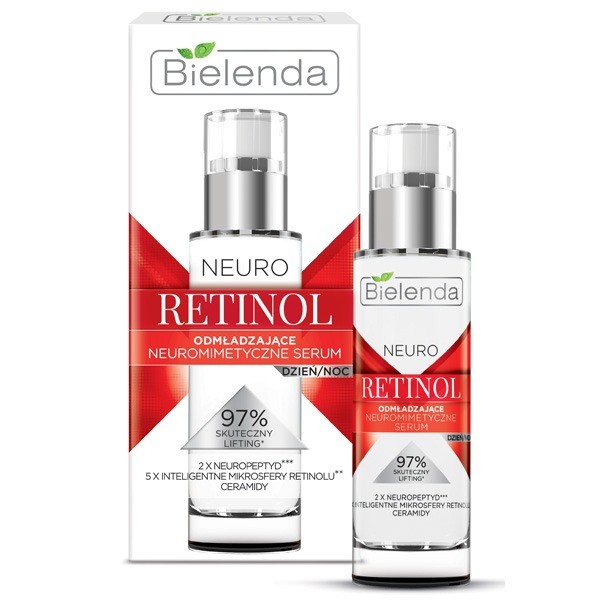 Serum Bielenda Neuro Retinol Neuromimetic Rejuvenating Serum Day Night - 30ml