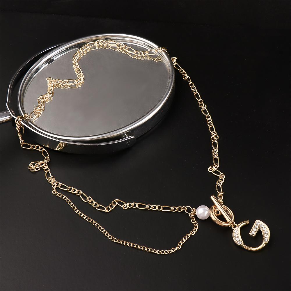 Vòng cổ Mặt Chữ G Sang Trọng Cho Nam|Vòng cổ Mặt Đá Quyến Rũ Cho Nữ