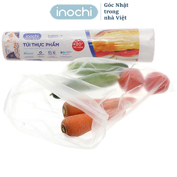 Túi Đựng Thực Phẩm Bảo Quản Rau Củ Quả Trong Tủ Lạnh INOCHI 1.4 Lít (120 Túi/ Cuộn)