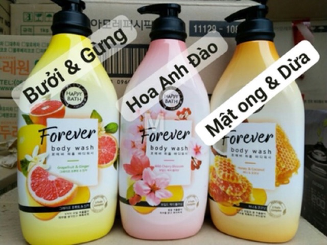 ( HN ) Sữa tắm Happy bath - Hàn Quôc 900 ml | BigBuy360 - bigbuy360.vn