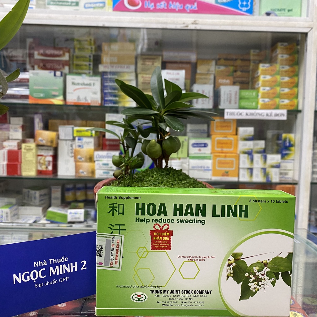 ✅ [Chính Hãng] HOÀ HÃN LINH hỗ trợ làm giảm chứng ra nhiều mồ hôi