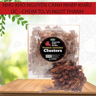Nho khô nguyên cành nhập khẩu úc - , chùm to, nho khô ngọt thanh