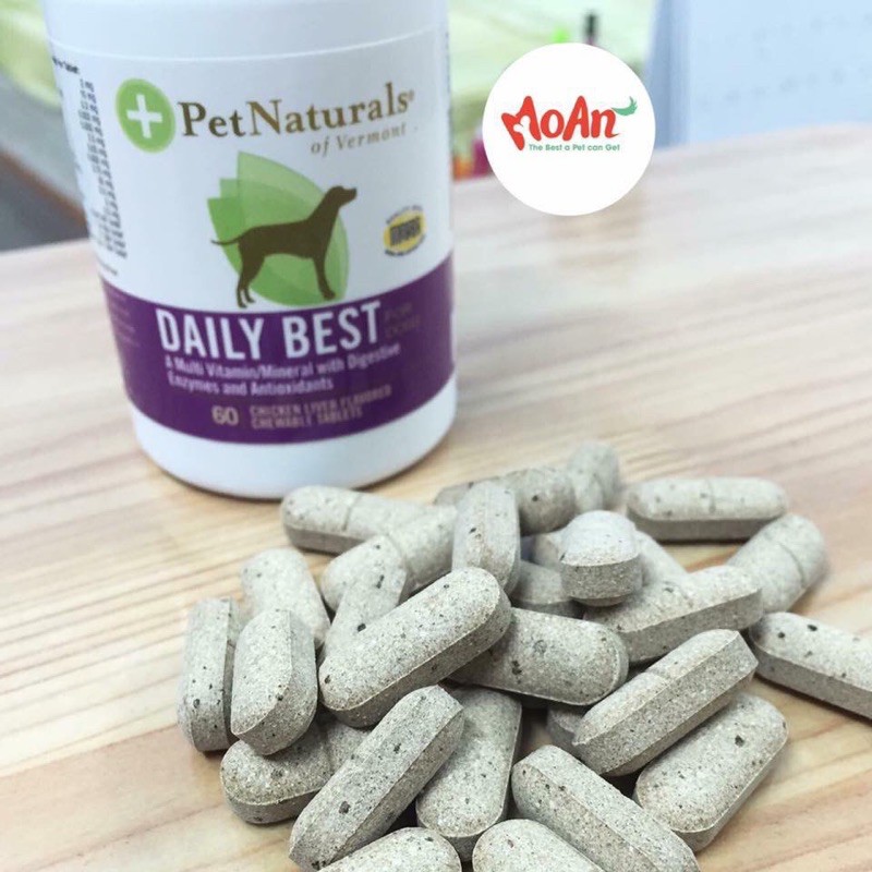 10 viên Dưỡng da lông, Xương, tăng đề kháng Prosense vitamin / daily best vitamin / canxi 10 viên