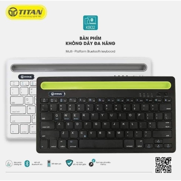 Bàn phím bluetooth TITAN KB02/Drapow DK01