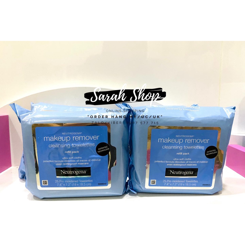 Khăn giấy ướt tẩy trang Neutrogena Makeup Remover