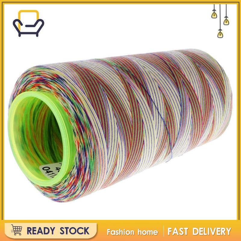 1 Cuộn Chỉ Polyester 40s / 2 Màu Cầu Vồng 40Mm Happi2ness