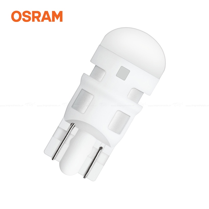 Combo 2 Bóng Đèn Led Chân Ghim Nhỏ OSRAM Standard W5W 2825DW 12V Màu Trắng Cool - Nhập Khẩu Chính Hãng