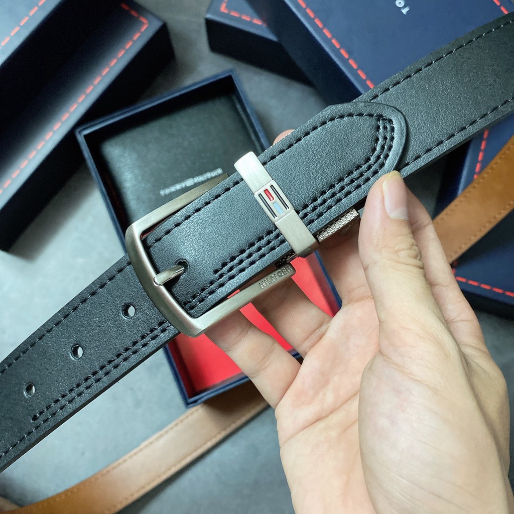 Set nịt ví sần logo giữa + nịt gài - S210