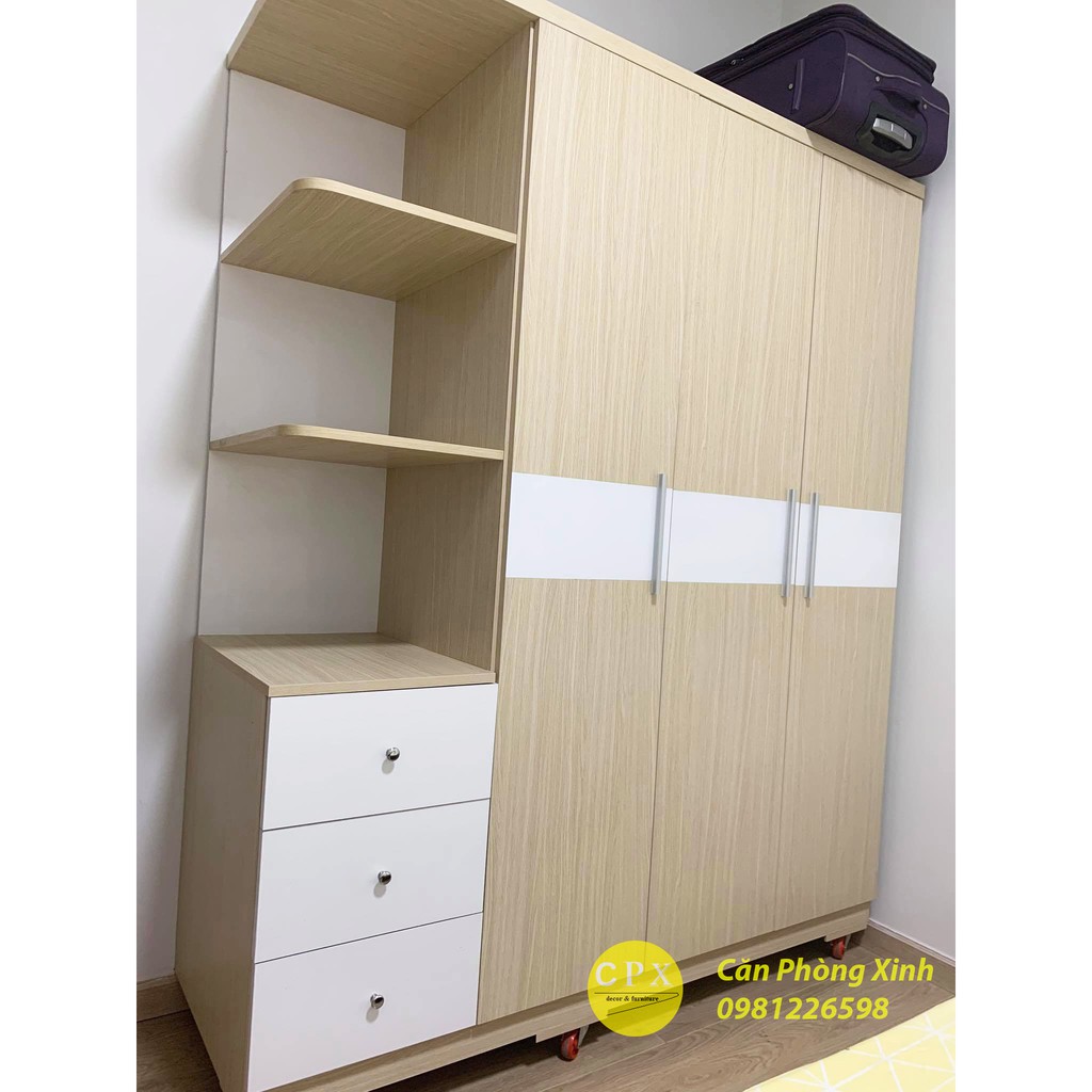 Tủ áo có kệ hộc hiện đại CPX-T14 | BigBuy360 - bigbuy360.vn