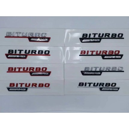 Miếng Dán Chữ AMG Trang Trí Đuôi Xe Hơi Mercedes-BENZ AMG C63 V8 BITURBO W204 W205 C43 C300 C250