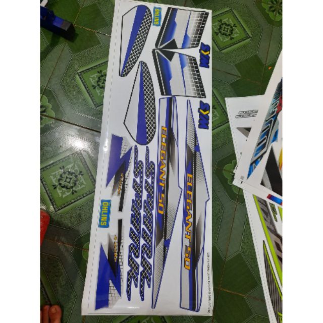 Tem rời dán xe elegant đặt in