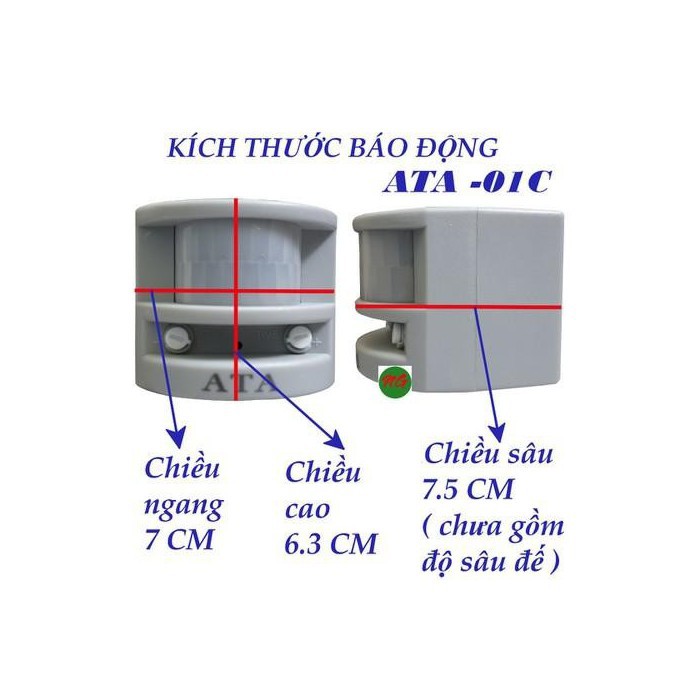 Báo động chống trộm cảm ứng hồng ngoại ATA-01C