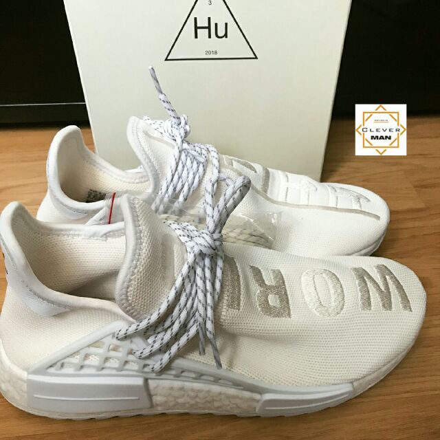 GIẦY đẹp (CÓ SẴN) Giày thể thao sneaker NMD HUMAN RACE full white full trắng giá tốt . . . . , 2021 "