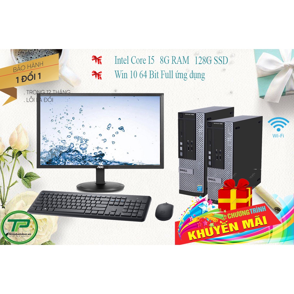 Trọn bộ máy tính văn phòng core i7, i5, i3 lcd 27", 21" win 10 ssd siêu nhanh