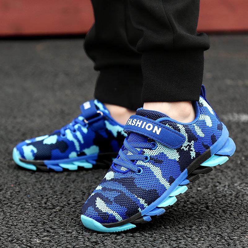 Giày Thể Thao Họa Tiết Rằn Ri Thời Trang Mùa Hè Cho Bé