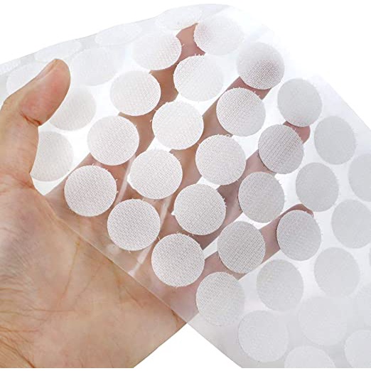 Cuộn 500 Cặp Băng Keo Dán Tự Dính 10 / 15 / 20 / 25mm