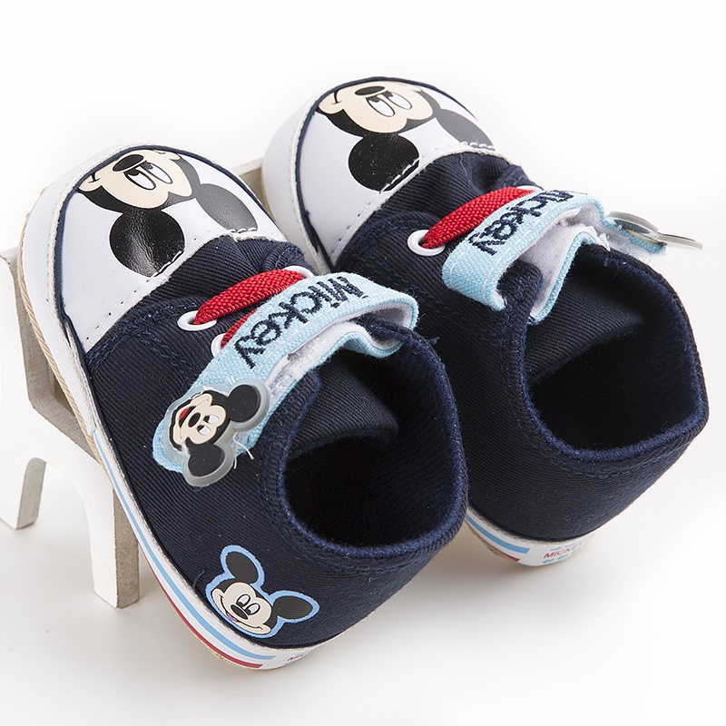 Giày Sneaker Đế Mềm Chống Trượt Thoáng Khí Dễ Thương Cho Bé Tập Đi