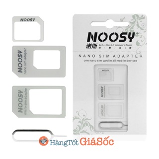 [FREESHIP 99K TOÀN QUỐC] Bộ chuyển đổi Sim Noosy 4in1 (khay sim, hangtotgiasoc)