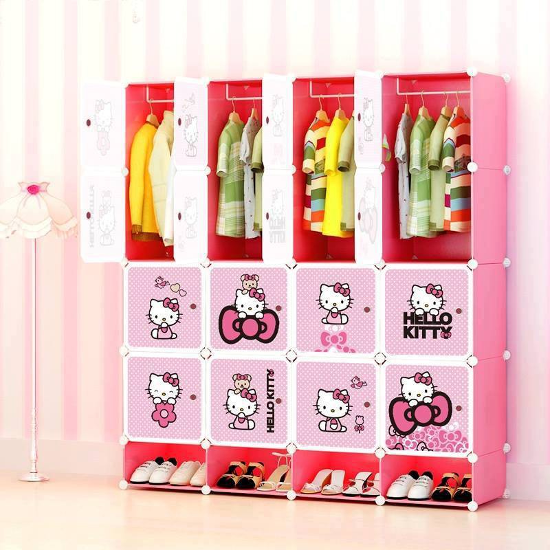 TỦ Quần Áo 16 NGĂN KÈM 4 NGĂN GIÀY KITTY