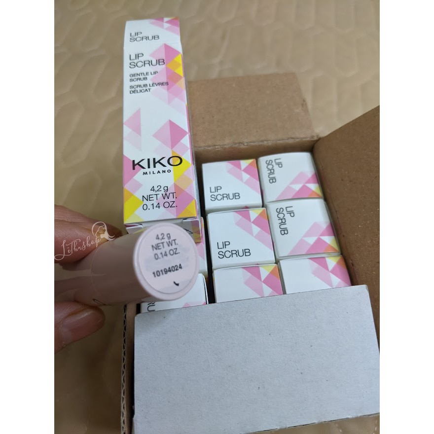 LIP SCRUB KIKO - Tẩy da chết cho MÔI