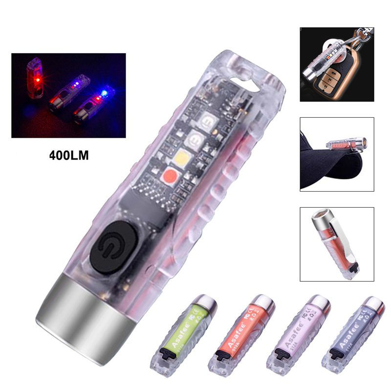 Đèn Pin Mini Siêu Sáng Chống Thấm Nước IP65 S12 Plus Có Thể Sạc Lại Bằng Cổng USB