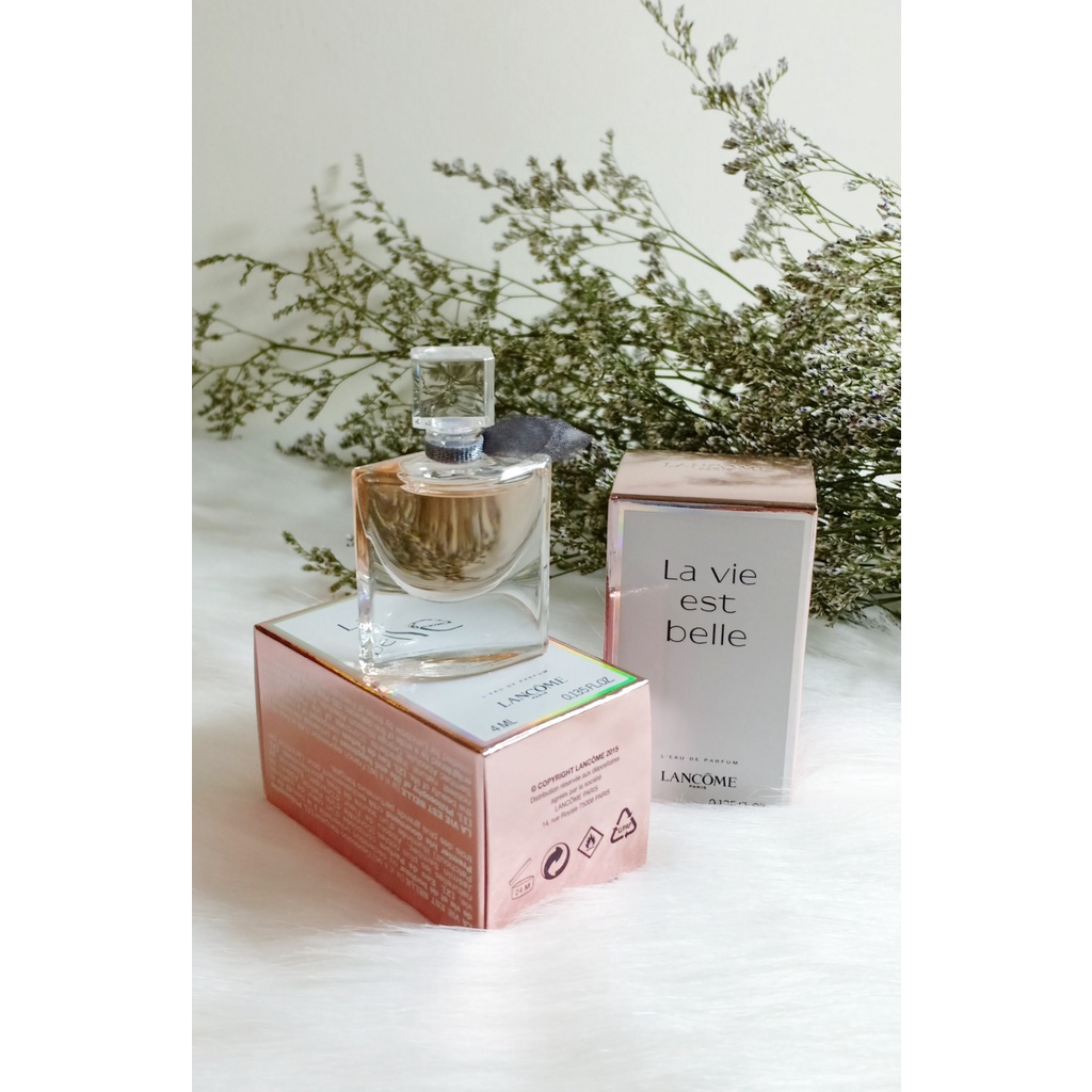 Nước hoa mini la vie ést belle lancom 4ml (New)