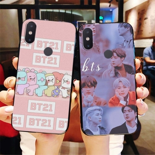 Ốp Lưng Silicone Mềm In Hình Hoạt Hình Bts Bt21 Redmi 6 Pro 6a 7 7a 8 8a 9 9a 9c