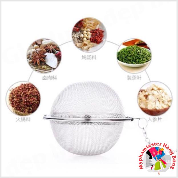 Quả lọc trà, lọc nước phở, lọc nước thảo dược inox 304, 3 cỡ